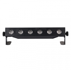 Iluminação por bateria 6x18w RGBWA UV 6in1 sem fio dmx LED wall washer