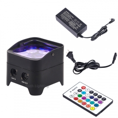 S6 mini 6*18w RGBWA+UV 6in1 LED mini Battery Par Light with remote control