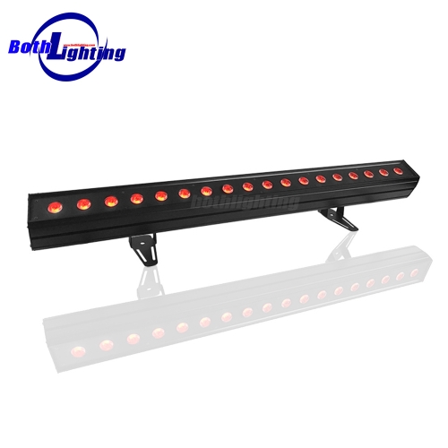 BARRA DE COLOR LED 18x18W RGBWA+UV Bañador de pared Led