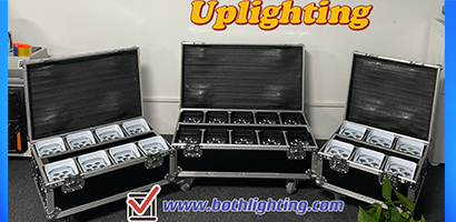 Charger les flight cases pour Uplighting !
