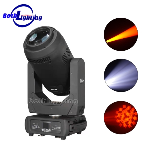 Tête mobile 350w LED avec zoom Spot Wash Beam 3in1 lumière projetée