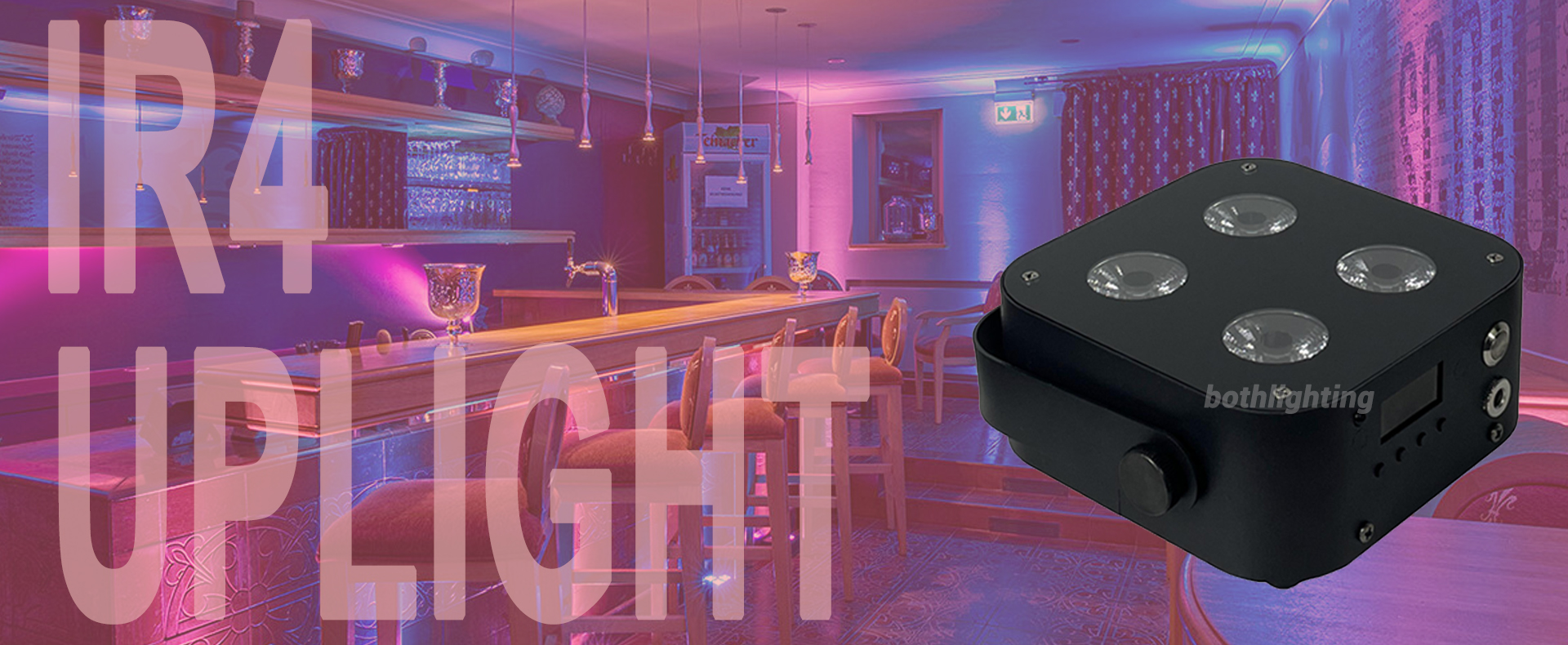 IR4 uplight - the small and light, powerful lighting, Your excellent choice