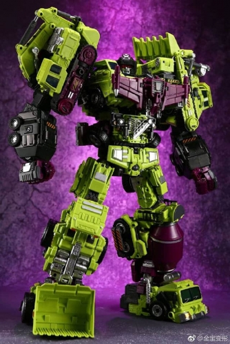 In stock! (With Upgrade kit-Loose set of 6)Transformers Toy Jinbao Oversized Devastator Gravity Builder