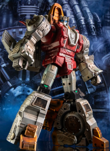 （In stock）Transformers Toy GigaPower GP HQ-02X HQ02X Grassor Slag Metallic Weathered Version Gigasaurs