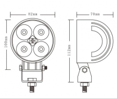 LED work light 12W-B