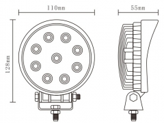 LED work light 27W