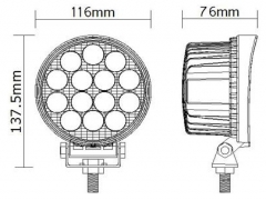 LED work light 42W