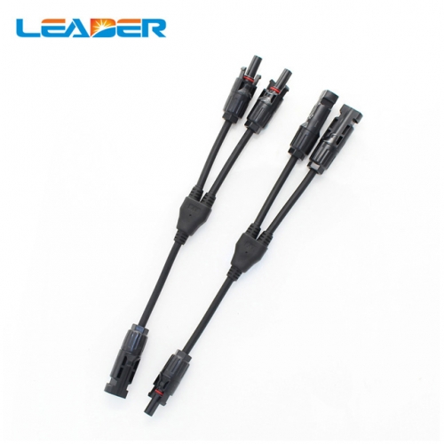1 Pairs High Preformance TUV UL Standard MC4 Branch Y Solar Cable Connectors Female &amp; Male for PV Modules Connection