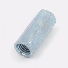 Hex Long Coupling Nut made of Steel and Stainless Steel