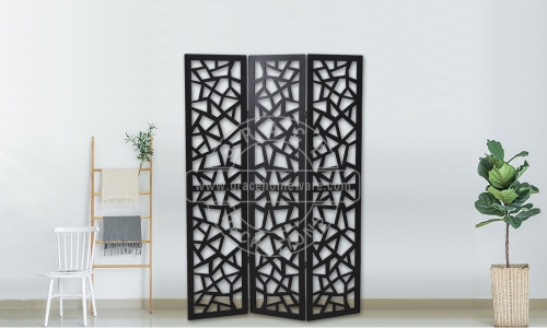 3Panels Cut Out Room Divider