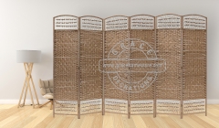 6Panels Hand Woven Room Divider