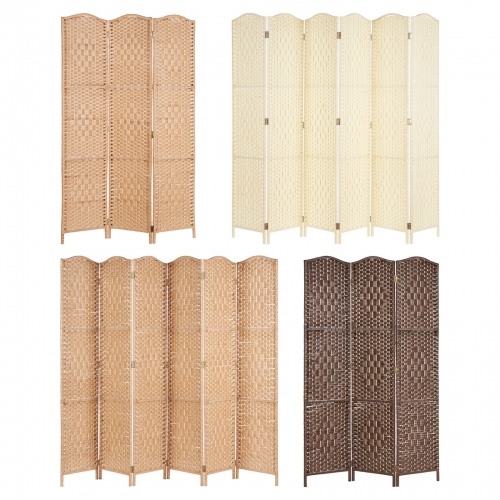 3Panels Hand Woven Room Divider