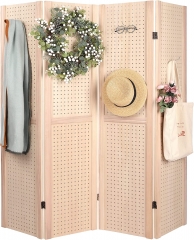 D'Topgrace Pegboard Room Divider