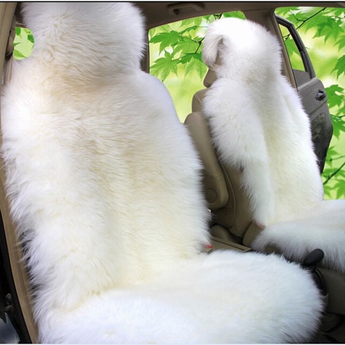 Long hair Sheepskin Seat Cover