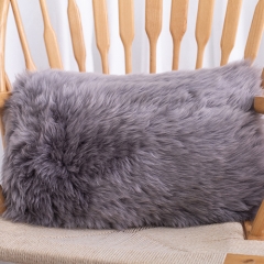 Sheepskin pillow