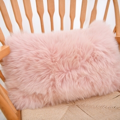 Sheepskin pillow