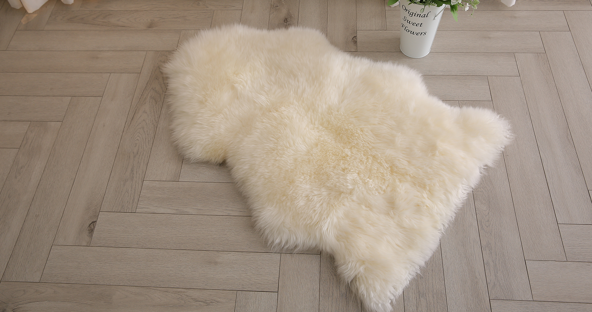 sheep skin rug