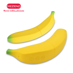 Silicone USB Waterproof 7 Modes Banana Dildo Adult Products Sex Toy For Women