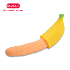 Silicone USB Waterproof 7 Modes Banana Dildo Adult Products Sex Toy For Women