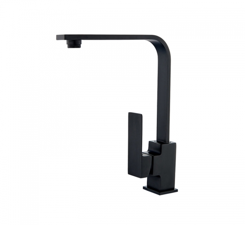 Single Handle Kitchen Faucet Black Matte