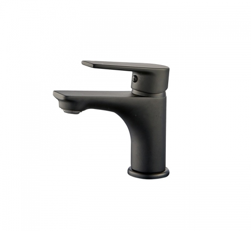 Washbasin Faucet Modern Black Matte
