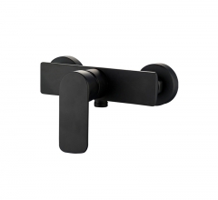 Wall Mount Faucet Black Matte Brass