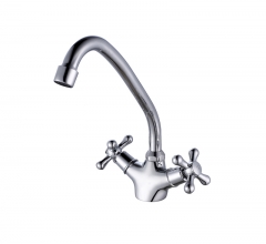 Double Lever Kitchen Faucet 