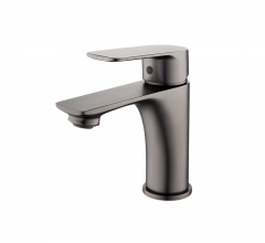 Single-Handle Bathroom Water Tap Titanium