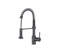 Kitchen Faucet With Sprayer Matte Black