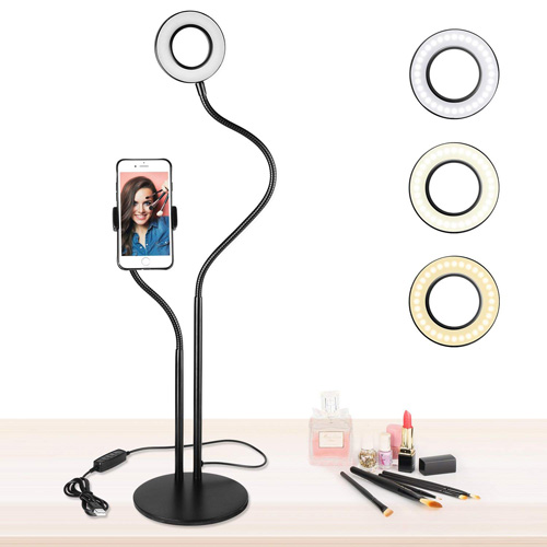 Selfie Ring Light with Cell Phone Holder