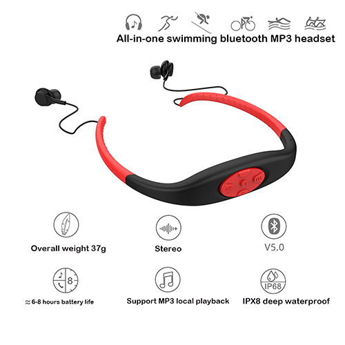 Headset waterproof wireless headset