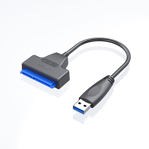 Upgraded SATA to USB Cable, USB 3.0 SATAIII Hard Drive Adapter Cable for 2.5 Inch SSD & HDD Support UASP, 8 Inch Long