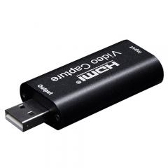 Tarjetas de captura de vídeo de Audio HDMI a USB 1080p USB2.0 grabar a través de cámara de acción de cámara DSLR para la adquisición de alta definición, transmisión en vivo
