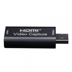 Audio Video Capture Cards HDMI to USB 1080p USB2.0 Record via DSLR Camcorder Action Cam for High Definition Acquisition, Live Broadcasting