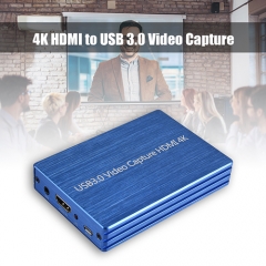 4K HDMI to USB 3.0 Capture Card Dongle 1080P Output HDMI Loopout Video Recorder Grabber for OBS Capturing Game Live Streaming