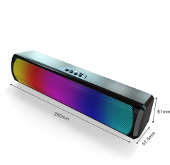 Computer Speakers Dynamic RGB Sound Bar