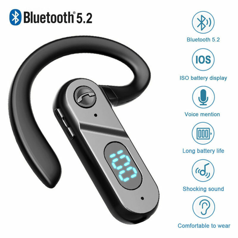 Bluetooth 5.2 Single Headphone