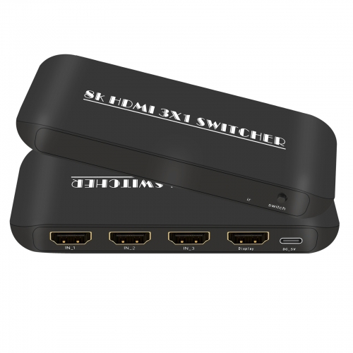 8K HDMI Switcher 2 in 1 out HDMI Switch