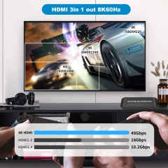 Commutateur HDMI 8K commutateur HDMI 2 in 1 out