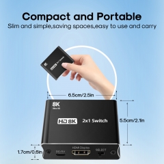 8K 2 x 1 HDMI Switch