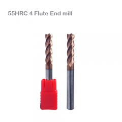 55HRC 4 flute end mill