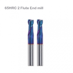 65hrc 2 flute end mill