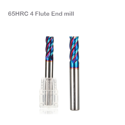 65HRC 4 flute end mill