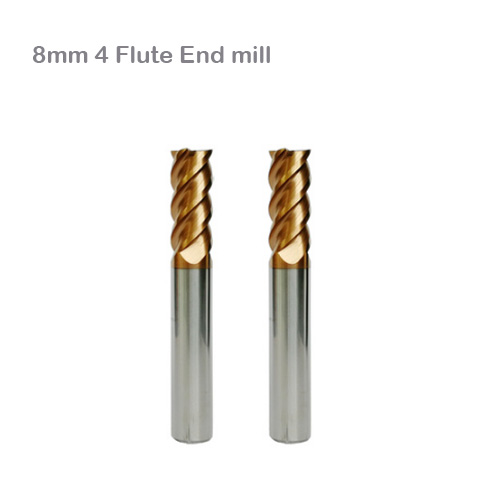 55HRC 8mm carbide end mill