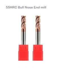 bull nose end mill cutter 55 HRC