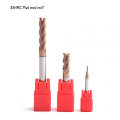 4F Flat end mill 45HRC 55HRC 58HRC 60HRC 65HRC