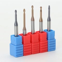 Long neck end mills 2F 4F