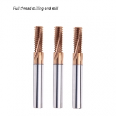 Thread milling carbide end mills