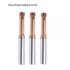 Thread milling carbide end mills