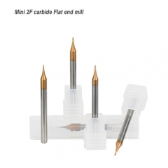 Mini carbide end mill